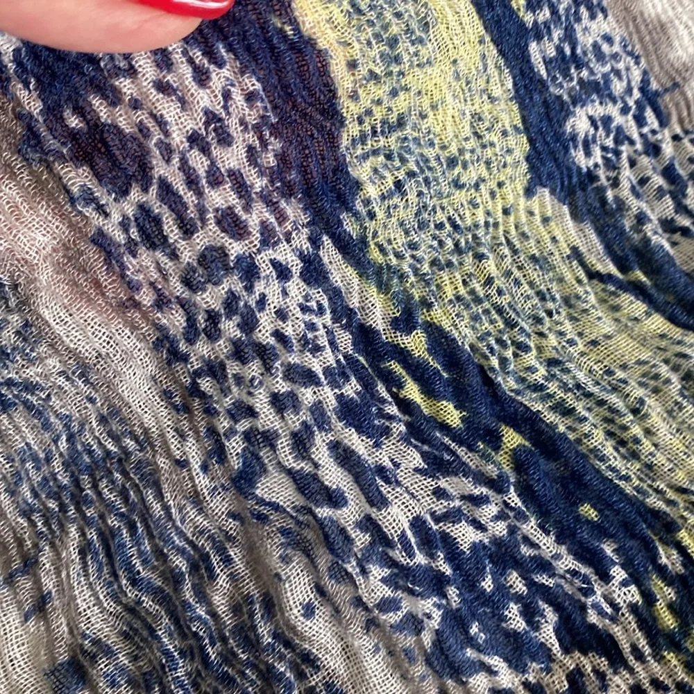 Crinkle infinity scarf